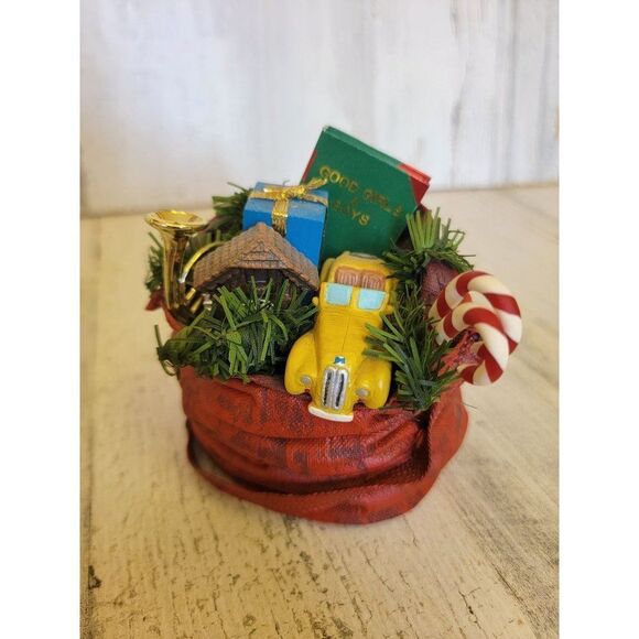 Santa Claus gift toy bag accessory good girls and boys book Xmas figure - Picture 2 of 7